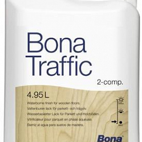 Паркетный лак BONA Трэффик полуматовый 4,95л