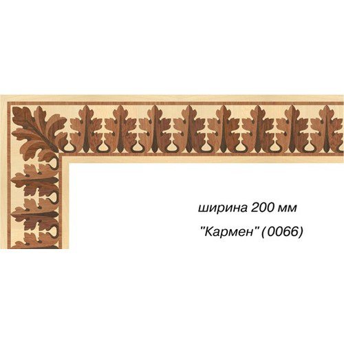 Da Vinci паркетный бордюр 26-019