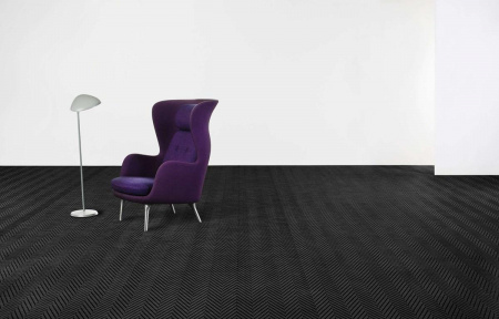 Bolon Herringbone Black