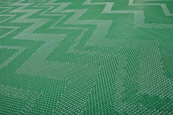 Bolon Zigzag Green