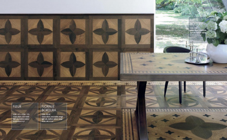 Parquet In Fleur Light Oak Medium Walnut
