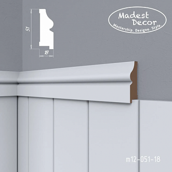 Madest Decor Молдинг для стеновой панели MW12-051-18
