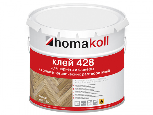Клей для паркета и фанеры Homakoll 428